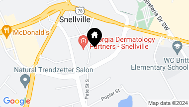 Map of 2412 Pate Street, Snellville GA, 30078