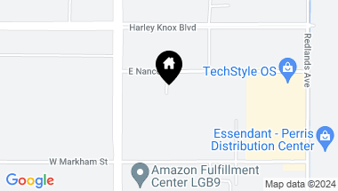 Map of 115 E Nance Street, Perris CA, 92571