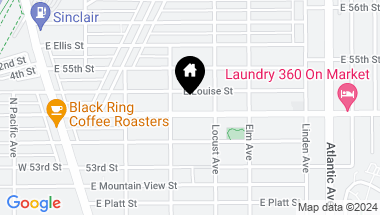 Map of 245 E Market Street, Long Beach CA, 90805