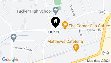 Map of 3941 Enclave Way, Tucker GA, 30084