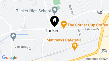 Map of 3844 Enclave Way, Tucker GA, 30084