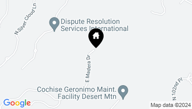 Map of 9839 E MADERA Drive, Scottsdale AZ, 85262