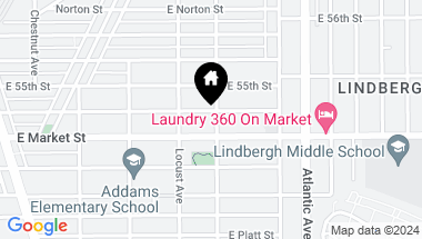 Map of 362 E Louise Street, Long Beach CA, 90805