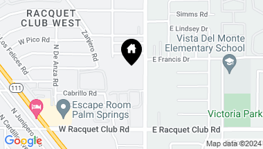 Map of 2743 N Indian Canyon Dr., Palm Springs CA, 92262
