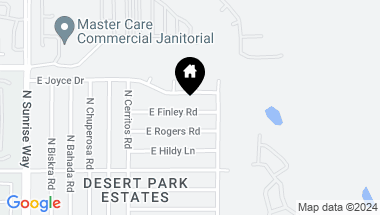 Map of 2370 E Finley RD, Palm Springs CA, 92262