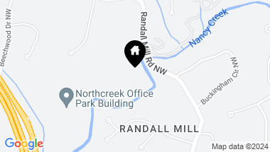 Map of 3910 Randall Mill Road NW, Atlanta GA, 30327