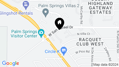 Map of 2860 N Los Felices Road 114, Palm Springs CA, 92262