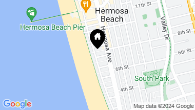 Map of 24 8th Street, Hermosa Beach CA, 90254