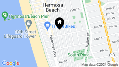 Map of 810 Manhattan Avenue, Hermosa Beach CA, 90254
