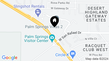 Map of 685 N Ashurst Court 112, Palm Springs CA, 92262