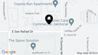 Map of 3231 N Sandspring Drive, Palm Springs CA, 92262