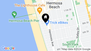 Map of 58 10th Court A, Hermosa Beach CA, 90254