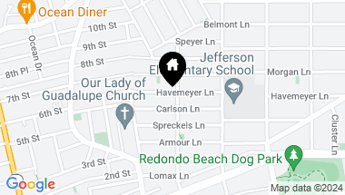 Map of 1642 Havemeyer Lane, Redondo Beach CA, 90278