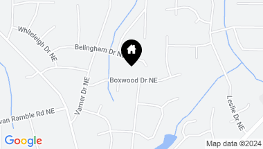 Map of 3088 Boxwood Drive NE, Atlanta GA, 30345