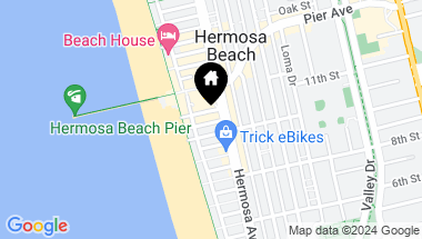 Map of 58 11th Street, Hermosa Beach CA, 90254