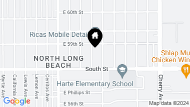 Map of 5860 Falcon Avenue 5862, Long Beach CA, 90805