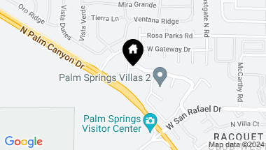 Map of 701 N Los Felices Circle W L103, Palm Springs CA, 92262