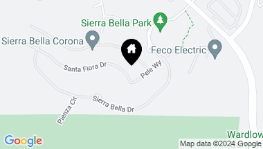 Map of 2521 Santa Fiora Drive, Corona CA, 92882