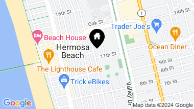 Map of 1086 Loma Dr, Hermosa Beach CA, 90254