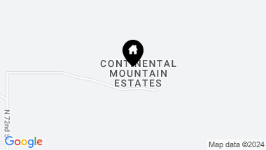 Map of 7436 E CONTINENTAL MOUNTAIN Drive, Cave Creek AZ, 85331