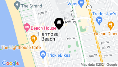 Map of 1137 Loma Dr, Hermosa Beach CA, 90254