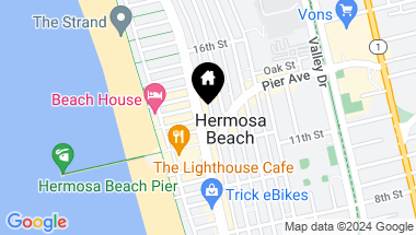 Map of 1242 Hermosa Avenue, Hermosa Beach CA, 90254