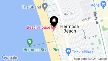 Map of 1300 The Strand 301, Hermosa Beach CA, 90254