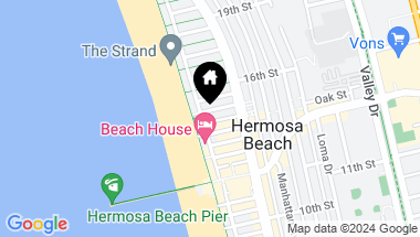 Map of 38 15th Street, Hermosa Beach CA, 90254