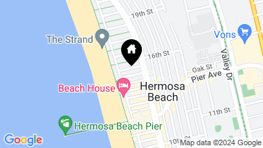 Map of 59 15th Street, Hermosa Beach CA, 90254