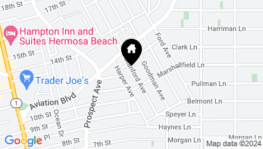 Map of 1221 Stanford Avenue, Redondo Beach CA, 90278