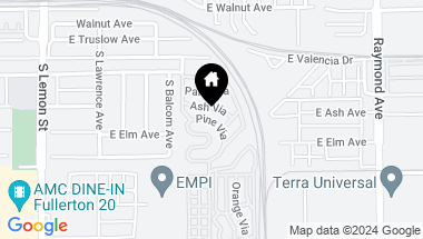 Map of 1 Palm Via, Anaheim CA, 92801