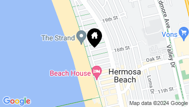 Map of 33 16th Street, Hermosa Beach CA, 90254