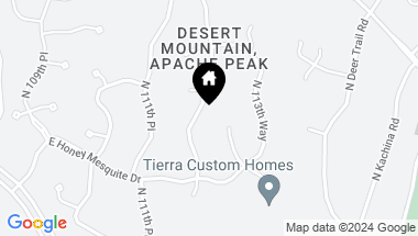 Map of 41851 N 112TH Place, Scottsdale AZ, 85262