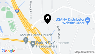Map of 4090 Paran Pointe Drive, Atlanta GA, 30327