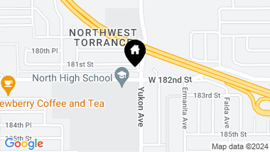 Map of 3605 W 182nd Street, Torrance CA, 90504