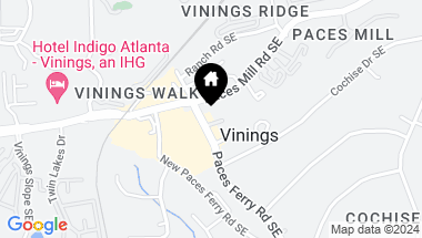 Map of 3305 Paces Ferry Avenue SE, Atlanta GA, 30339