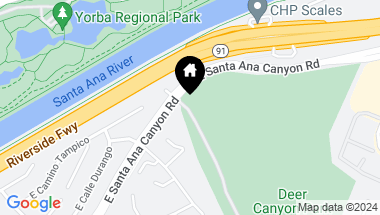 Map of 0 santa ana canyon, Anaheim Hills CA, 92808