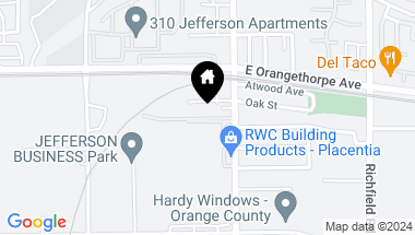 Map of 1560 Topeka Ave Unit 6, Placentia CA, 92870