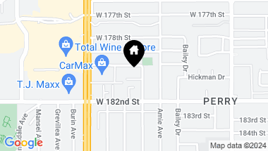 Map of 4235 W 181st St, Torrance CA, 90504