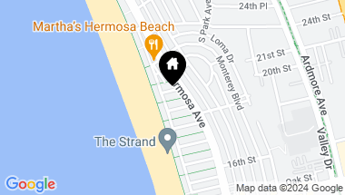 Map of 37 20th, Hermosa Beach CA, 90254