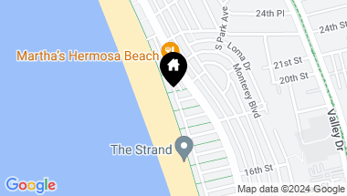Map of 2028 The Strand, Hermosa Beach CA, 90254
