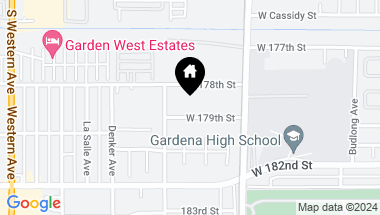 Map of 1465 W 179th Street 1, Gardena CA, 90248