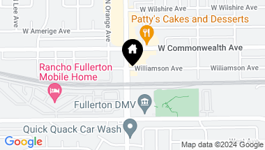 Map of 910 Williamson Avenue, Fullerton CA, 92832
