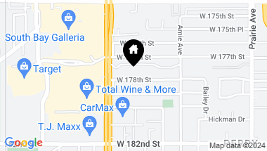 Map of 4319 West 178th Street, Torrance CA, 90504