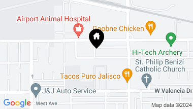 Map of 2357 Carol Drive, Fullerton CA, 92833