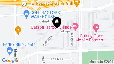 Map of 17701 Avalon Boulevard 33, Carson CA, 90746