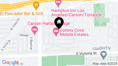 Map of 17700 Avalon Boulevard 292, Carson CA, 90746
