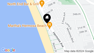 Map of 16 23rd Street, Hermosa Beach CA, 90254