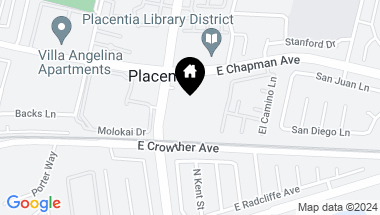 Map of 212 S Kraemer Boulevard 1205, Placentia CA, 92870