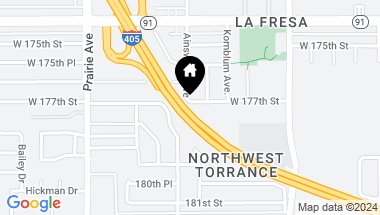 Map of 3780 W 177th Street, Torrance CA, 90504